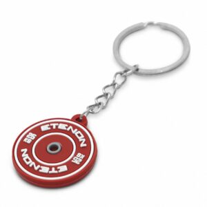 Llavero disco bumper rojo